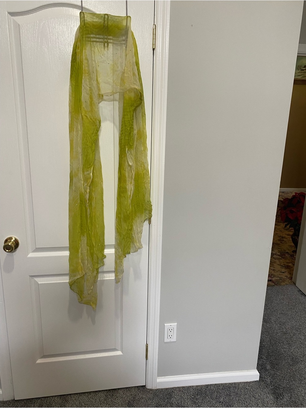 Lightweight Green Sheer Scarf - Women Accessories Scarves & Wraps